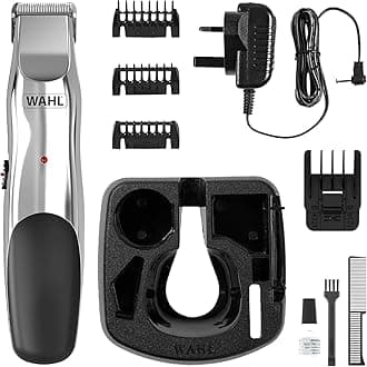 Wahl Groomsman Rechargeable Beard Trimmer, Gifts for Him, Beard Trimmers for Men, Stubble Trimmer, Male Grooming Set, Cordless Beard Trimmer, Beard Care Kit