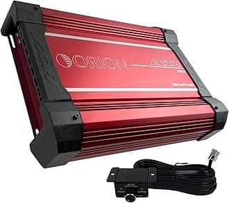 Orion HCCA Series HCCA1500.2 High Performance 1500W RMS 2-Channel Class A/B Amplifier - 1 Ohm Stable, Low/High Pass Crossover, Bass Boost Control, Mosfet Power Supply, Bass Knob, Made in Korea