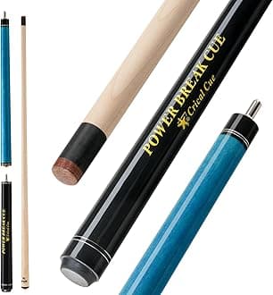 Break Jump Pool Cue 3 Piece Jump/Break Cue Stick 13.5mm Tip Canadian Maple Shaft Billiard Sticks