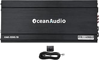 OceanAudio OAE-1200.1D Monoblock Class D Amplifier 2400W with Remote Subwoofer Level Control