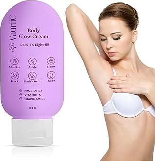 Body Glow Cream 100 gms to Reduce Dark Spots on Underarms, Elbows, Neck, Ankle, Knuckles, Knees & Inner Thighs, | Improves Skin Tone, Sulphate & Paraben-Free | for Men & Women