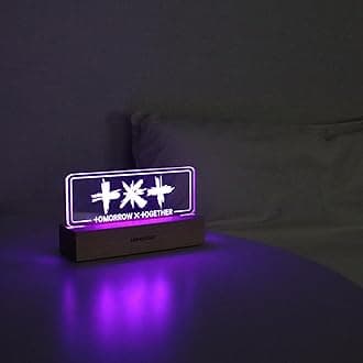 MEMELIGHTMEMELIGHT TXT Night Light, Kpop Merchandise, Korean Idol Lamp for MOA, 7RGB Color, Dimmer, 8.3 x 4.2 x 1.7