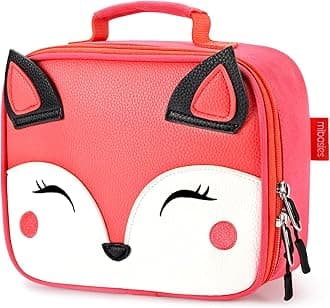 mibasies Kids Lunch Bag for Girls and Boys Toddler Insulated Lunch Box for School Travel, Fox