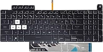 Replacement Keyboard for Asus TUF Gaming F15 FX507 FA507 FA507R FX507ZE FX507ZM,TUF A17 FA707 F17 FX707,TUF Dash F15 FX517 with RGB Colorful Backlit Keyboard US Layout