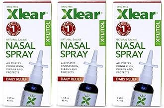 Natural Nasal Spray with Xylitol, 1.5 fl oz (Pack of 3)
