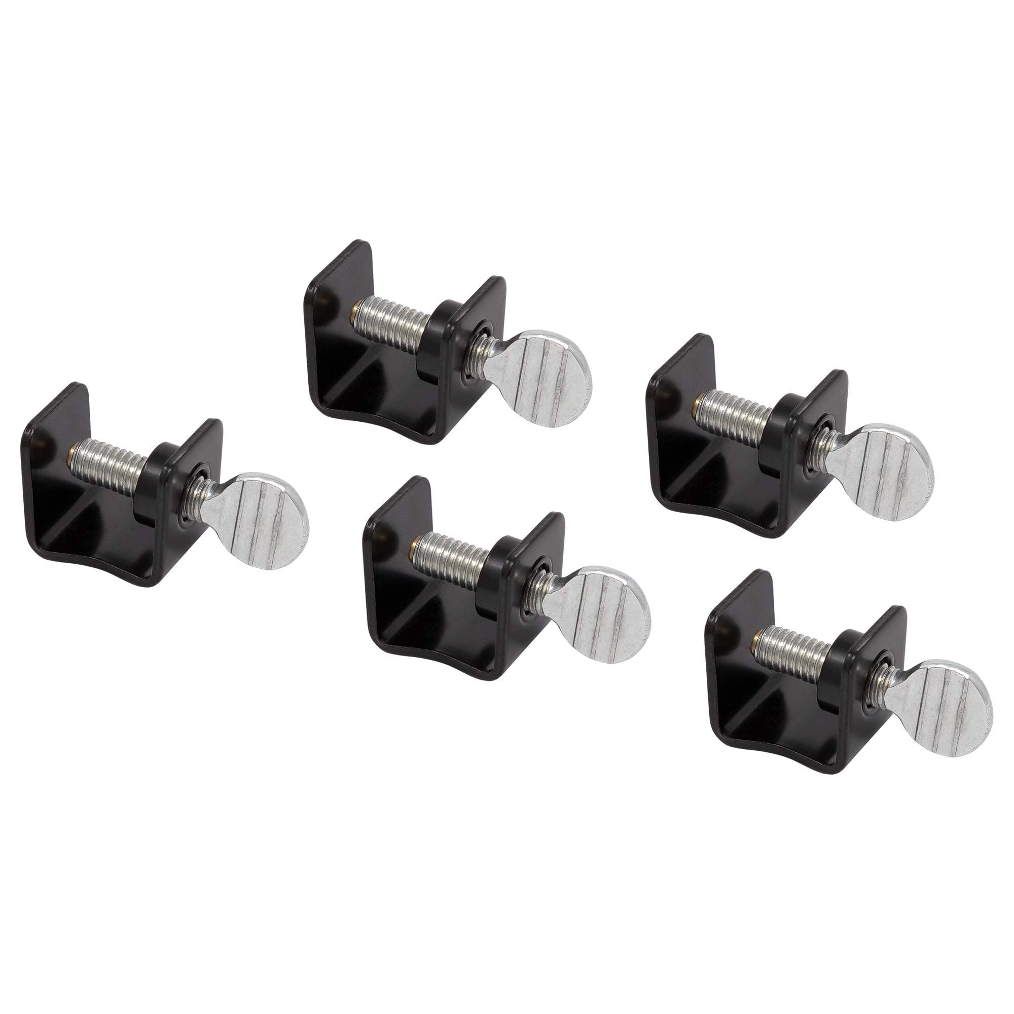 AES Industries Mini Panel Clamp 5 Pack - Usable 1/2" Jaw Opening with 1/2" Throat Depth