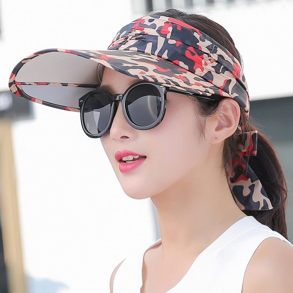 Hat Summer Summer Sunscreen Hat Sunset Cap Sunscreen Retractable Ride Electric Car Big Hat Hat