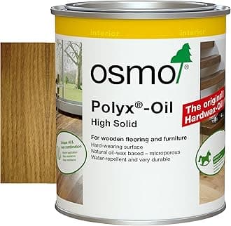 Polyx®-Oil - Hard Wax Oil 3065, Clear Semi-Matt, 750ml - Durable Wood Oil for Floors & Furniture, Water-Resistant, Wood Treatment & Wood Finish