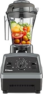 Explorian E310 Blender, Professional-Grade Kitchen Blender for Smoothies, Soups, Juices and More, 10-Speed, Stainless Steel Blades, Self-Cleaning Kitchen Appliance, 48 Oz Container, Slate