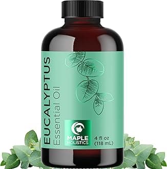 - Pure Eucalyptus Essential Oil 4oz Invigorating Home Spa Aromatherapy and Natural Bath Oil - Eucalyptus Oil for Diffuser Dry Scalp Care and DIY Skin Care