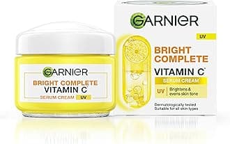 Garnier Skin Naturals Bright Complete Vitamin C Serum UV Cream, Vitamin C Day Cream for Sun Protection and Skin Brightening - Suitable For all Skin Types, 45g