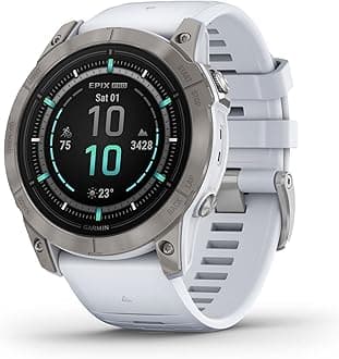 epix Pro (Gen 2) Sapphire Edition, 51mm, High Performance Smartwatch, Advanced Training Technology, Built-in Flashlight, Whitestone