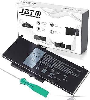 for Dell Latitude E5470 E5570 Battery Replacement, Model 62Wh 6MT4T Battery Compatible with Latitude 14 5470 E5470 15 5570 E5570 Precision 15 3510 M3510 Series Notebook