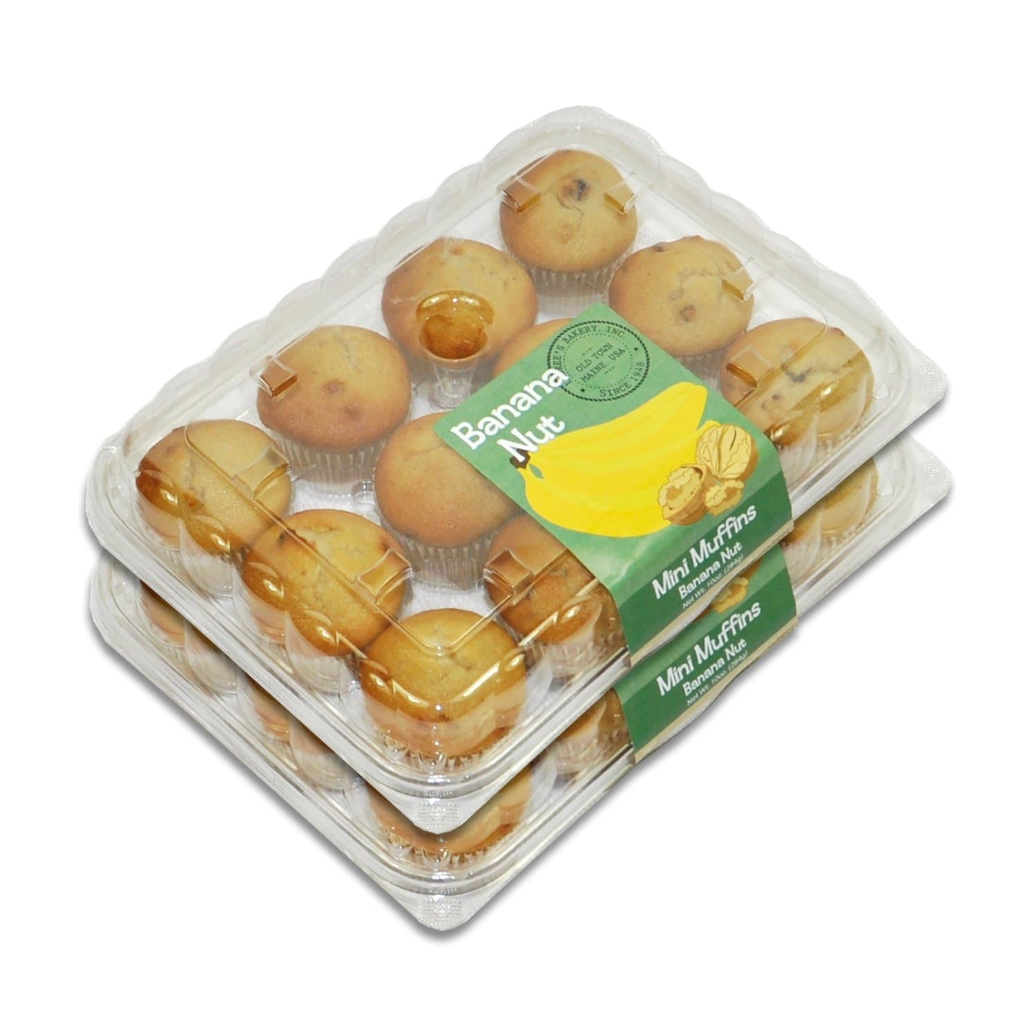 Mini Muffins - 2 Packages (Banana Nut)