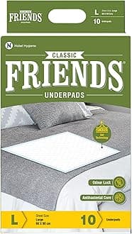 Friends Ultrathin Underpads - Large (10 Count)