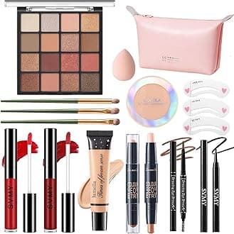 Makeup Set for Women, Makeup Full Kit for Beginners & Professionals, Travel Makeup Set for Teens & Adults, Makeup Gift Set for Girls, Eyeshadow Palette, Lip Gloss, Face & Eye Make up