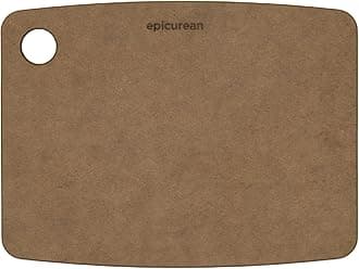 Epicurean Kitchen Series Cutting and Chopping Board, Compressed Wood Composite, 20 x 15 x 0.6 cm, Nutmeg Brown