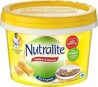 Premium Fat Spread Tub (500g) | Enriched with Vitamins and Omega 3 | Naturally Cholesterol-free | Zero Trans-Fat | For Healthier & Delicious Meals | Easy To Spread
