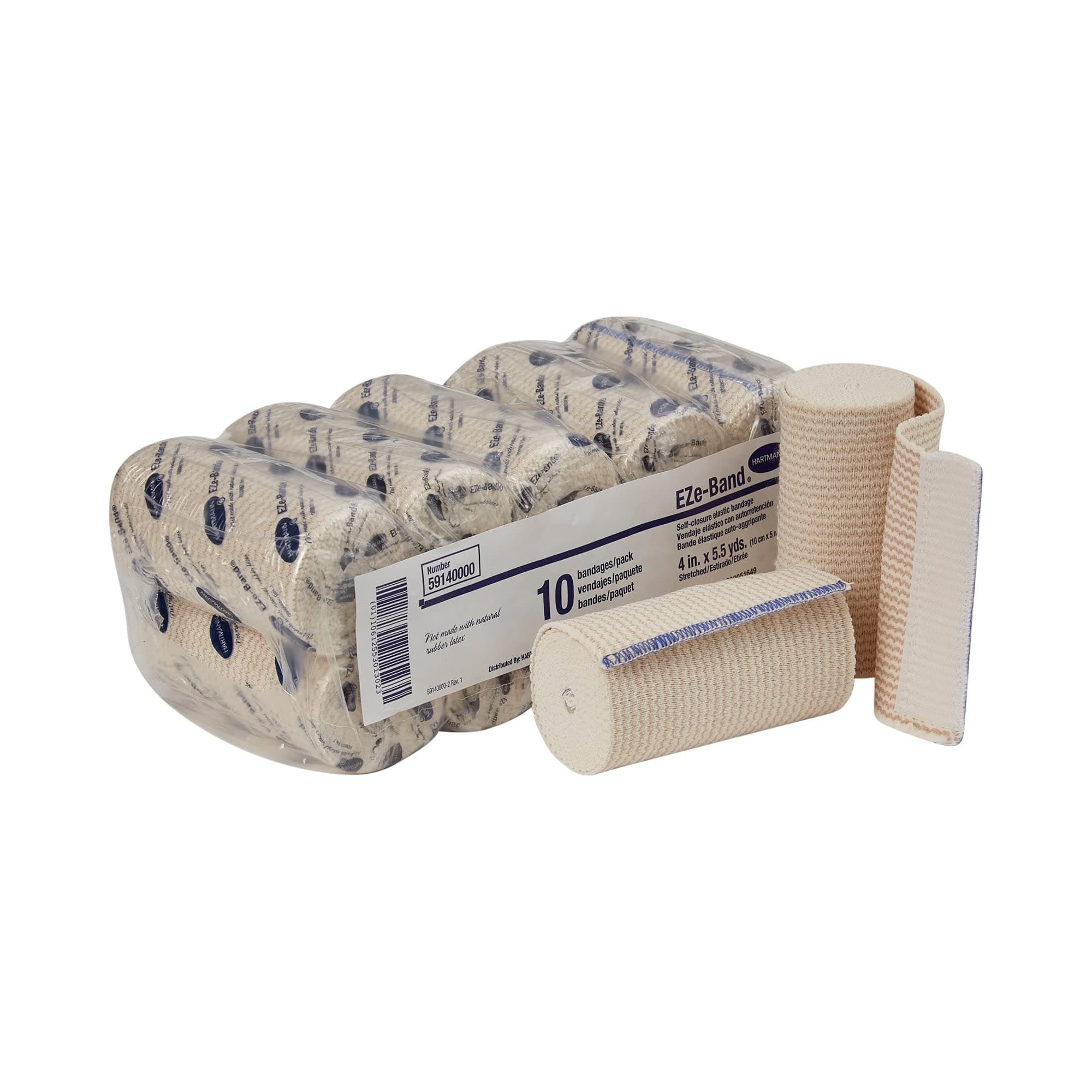 EZe-Band Double Self-Closure Elastic Bandage 4" x 5.5yds.- Pack of 10 (59140000)