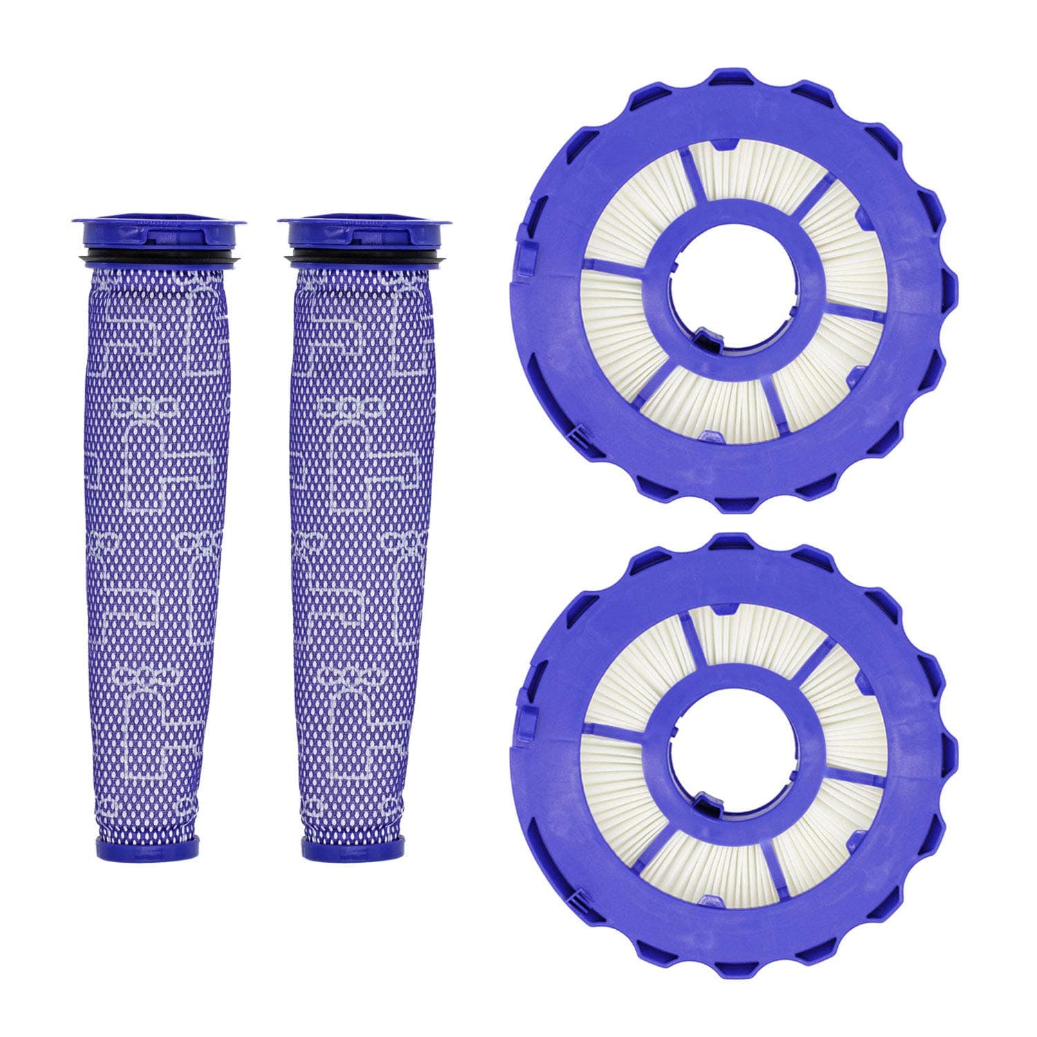 Lemige 2 Pack Post-Motor Filters & 2 Pack Pre-Motor Filters Replacement Parts for Dyson DC40, Light/Slim Ball Animal, Multi Floor, Origin and Total Clean Vacuums, Compare to Part 923587-02 & 922676-01