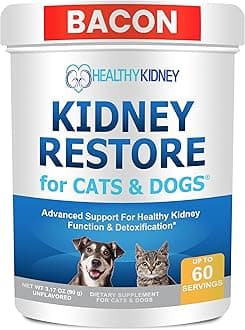 Cat and Dog Kidney Support, Natural Renal Supplements to Support Pets, Feline, Canine Healthy Kidney Function and Urinary Track. Essential for Pet Health, Pet Alive, Easy to Add to Cats and Dogs Food