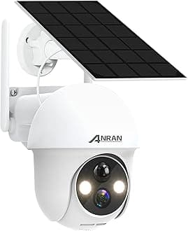 3MP Solar Security Camera Q1 White