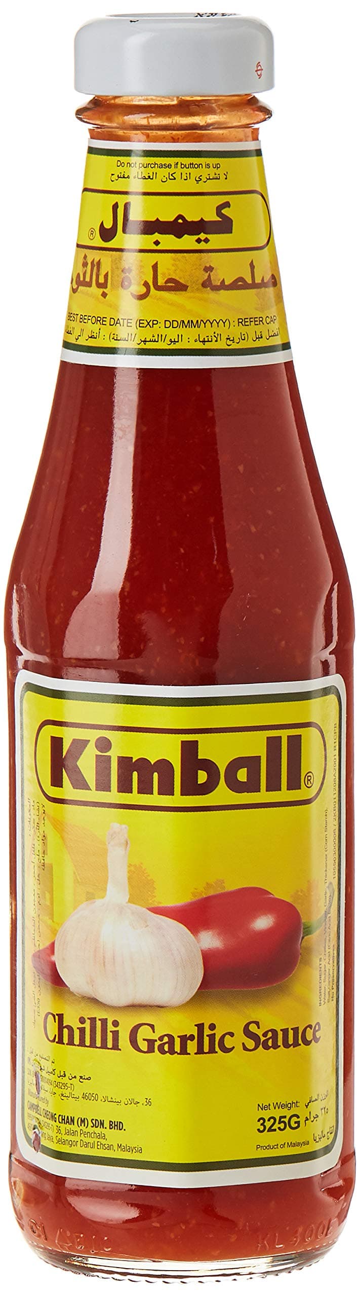 Kimball Chilli Garlic Sauce, 325 g