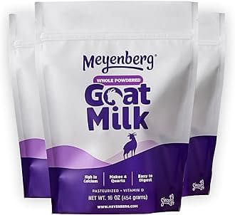 Meyenberg Whole Powdered Goat Milk, 16 Ounce (Pack of 3)