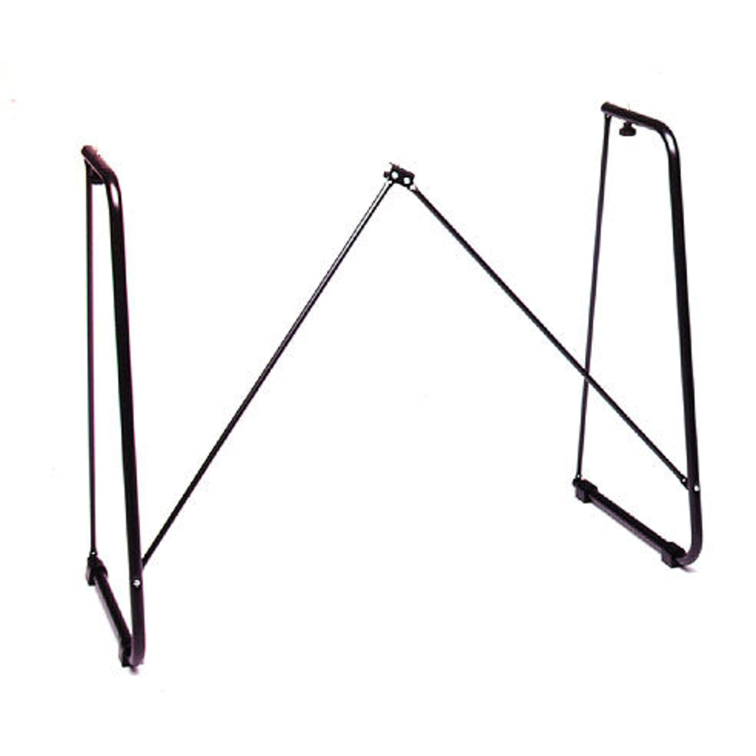 L-2C Keyboard Stand, Foldable and Practical Instrument Stand with a Sturdy Design, in Black