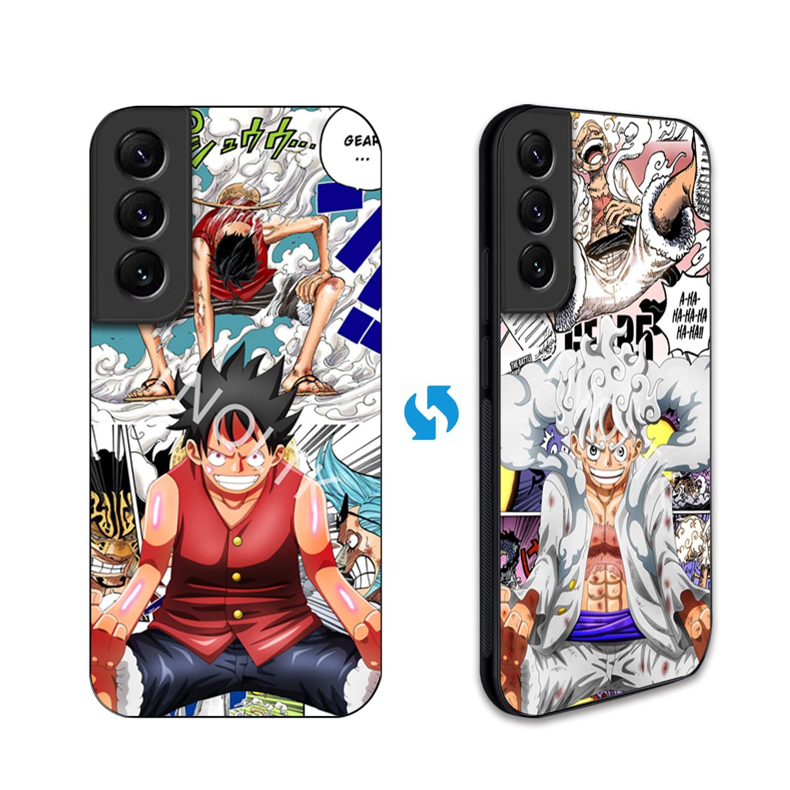 3D Anime Motion Case for Samsung Galaxy S22 Plus Case 6.6" Shockproof Soft Anti-Scratch Cool Manga Changable Case Compatible with Samsung Galaxy S22＋