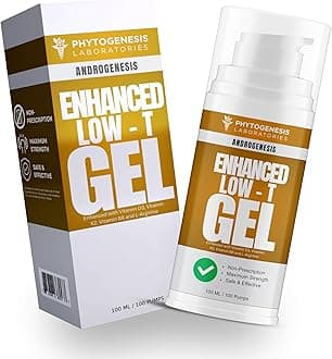 Enhanced Formula – Low T Support Gel – T Booster for Men – Muscle Recovery, Energy Booster, Healthy Aging – Now with Vitamins D3, K2, B6 and L-Arginine