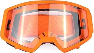 Typhoon Motocross Goggles Dirt Bike ATV Goggles Motorcycle Off Road Unisex Adult and Youth - Orange