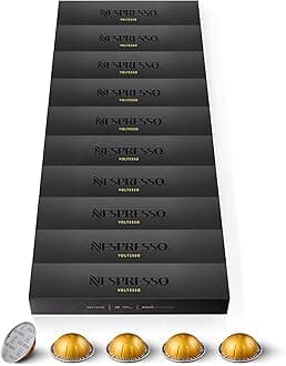 Nespresso Vertuo – 100 Voltesso Coffee Capsules – Intensity 4 – For Espresso 40 ml – (10 Packs of 10)
