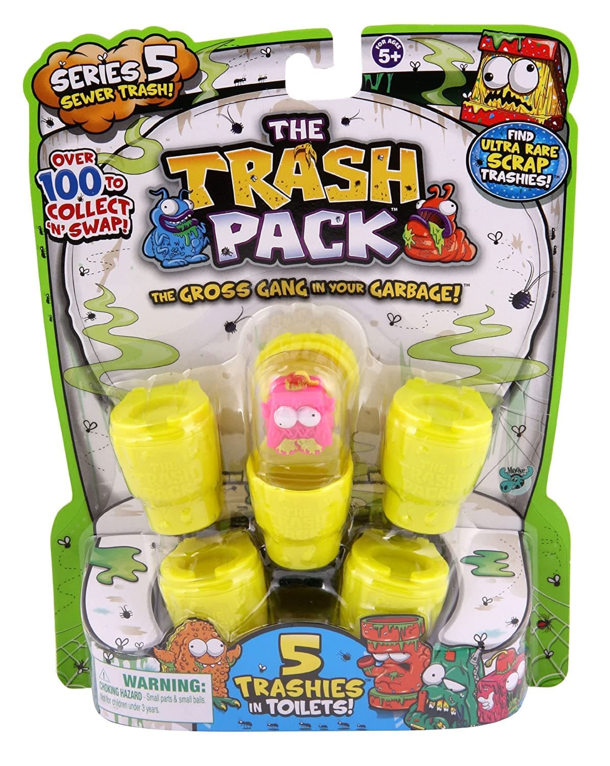 The Trash Pack Series 5 Sewer Trash Random Figure 5 Pack