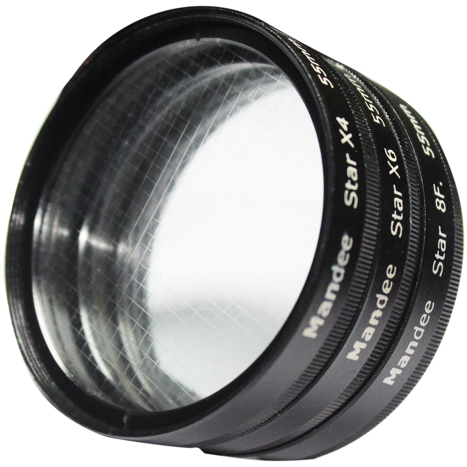 MANDEE 67Mm +4 Points Star Filter + 6 Points Star Filter + 8 Points Star Filter For Canon Nikon