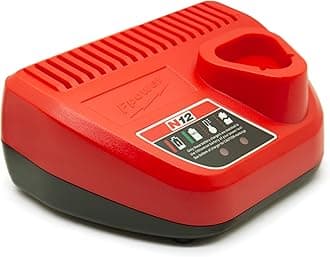 ExpertPower Battery Charger for Milwaukee Milwaukee M12, 48-11-2401, 48-11-2402, 48-11-2420, 48-11-2430, 48-11-2440, 48-11-2460, 48-11-2411, 48-11-2412 and Heated Hoodie Jacket