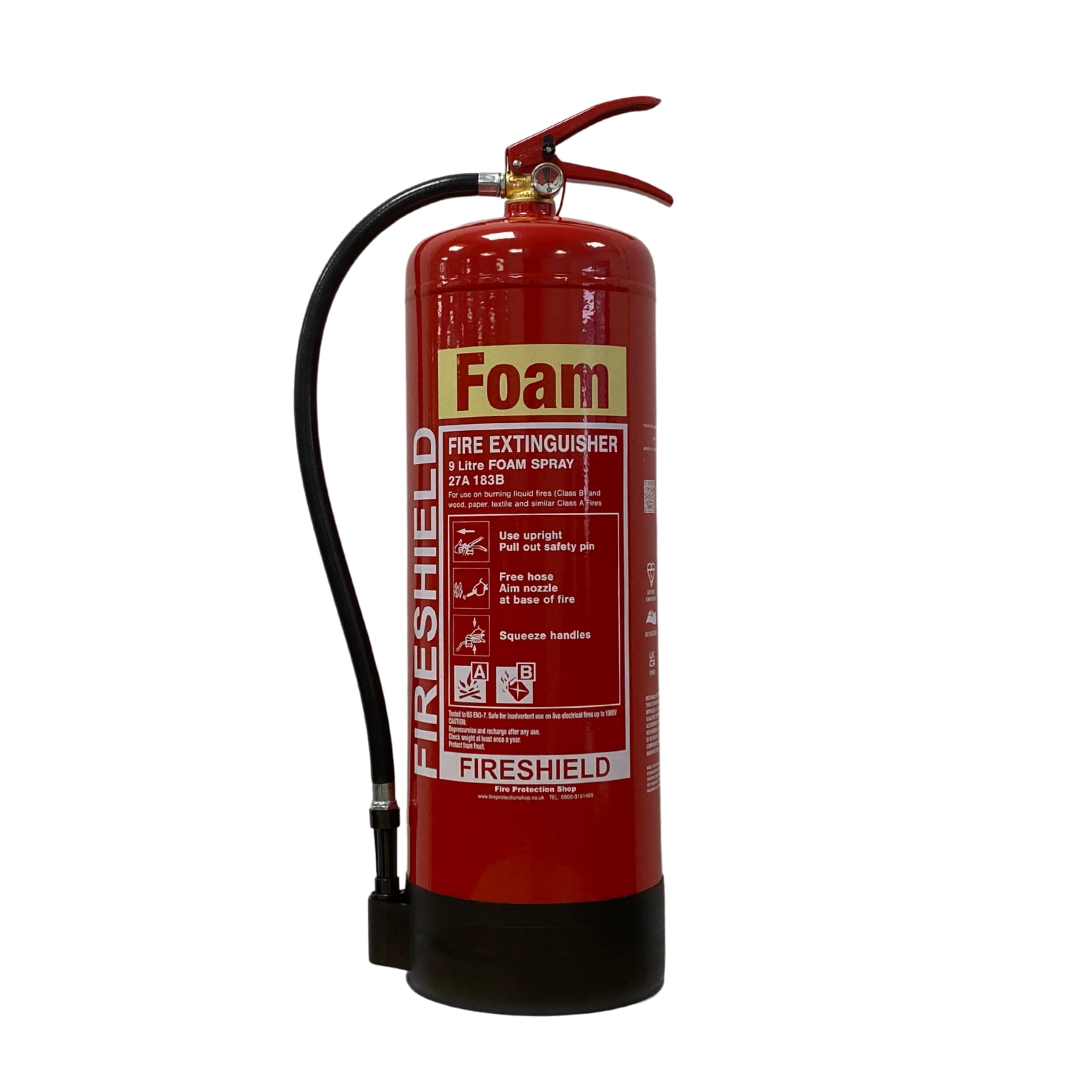 9ltr AFFF Foam Fire Extinguisher FireShield