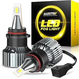 AUXITO PSX26W LED Fog Light, 6000LM 30W, Super Bright 12278 Fog Light Replacement, 6500K Cool White, H28W Fog Bulbs for Cars, Trucks