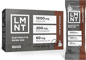 LMNT Zero Sugar Hot Chocolate or Coffee Mixer - Chocolate Salt | Drink Mix | 30-Count