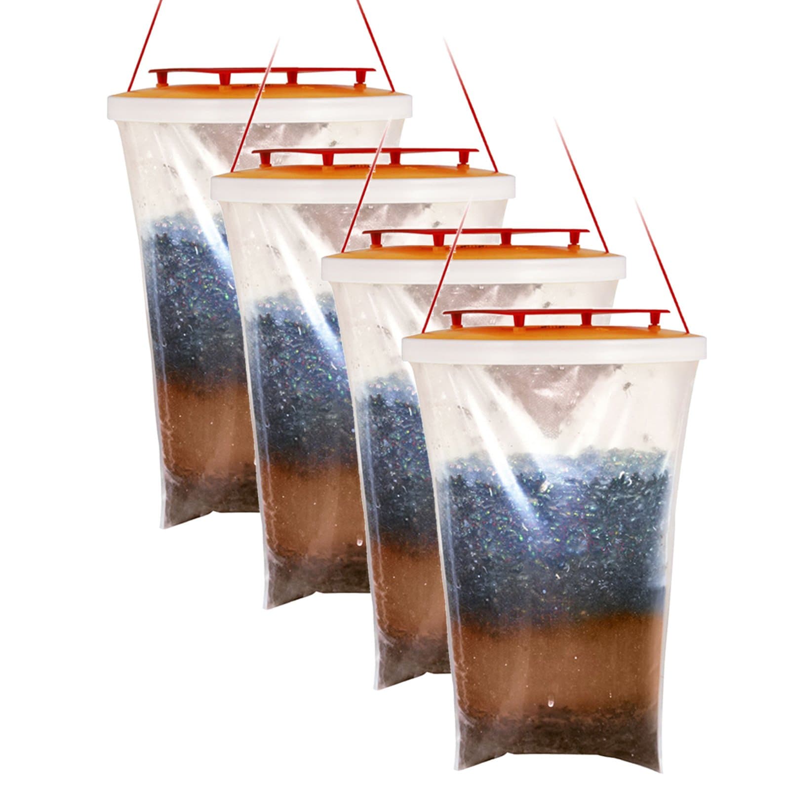 Red Top Fly Traps (Pack of 4)