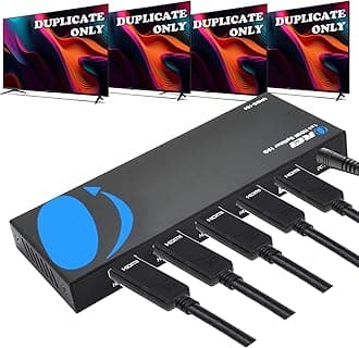 - OREI UltraHD 4K @ 60 Hz 1 X 4 HDMI Splitter 1 in 4 Out 4 Port 4: 8-Bit - HDMI 2.0, HDCP 2.0, 18 Gbps, EDID, Duplicate / Mirror 4K Screens - UHDS-104