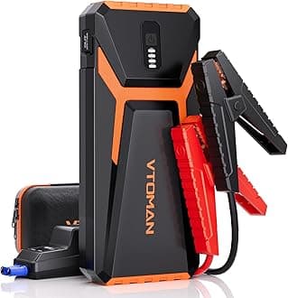 V10 3500A Jump Starter, Portable Car Starter (9.5L Gas,7.5L Diesel Engine) 12V Lithium Jump Box, Auto Battery Booster Power Pack, Car Battery Charger Jumper Starter with Type C Quick Charge