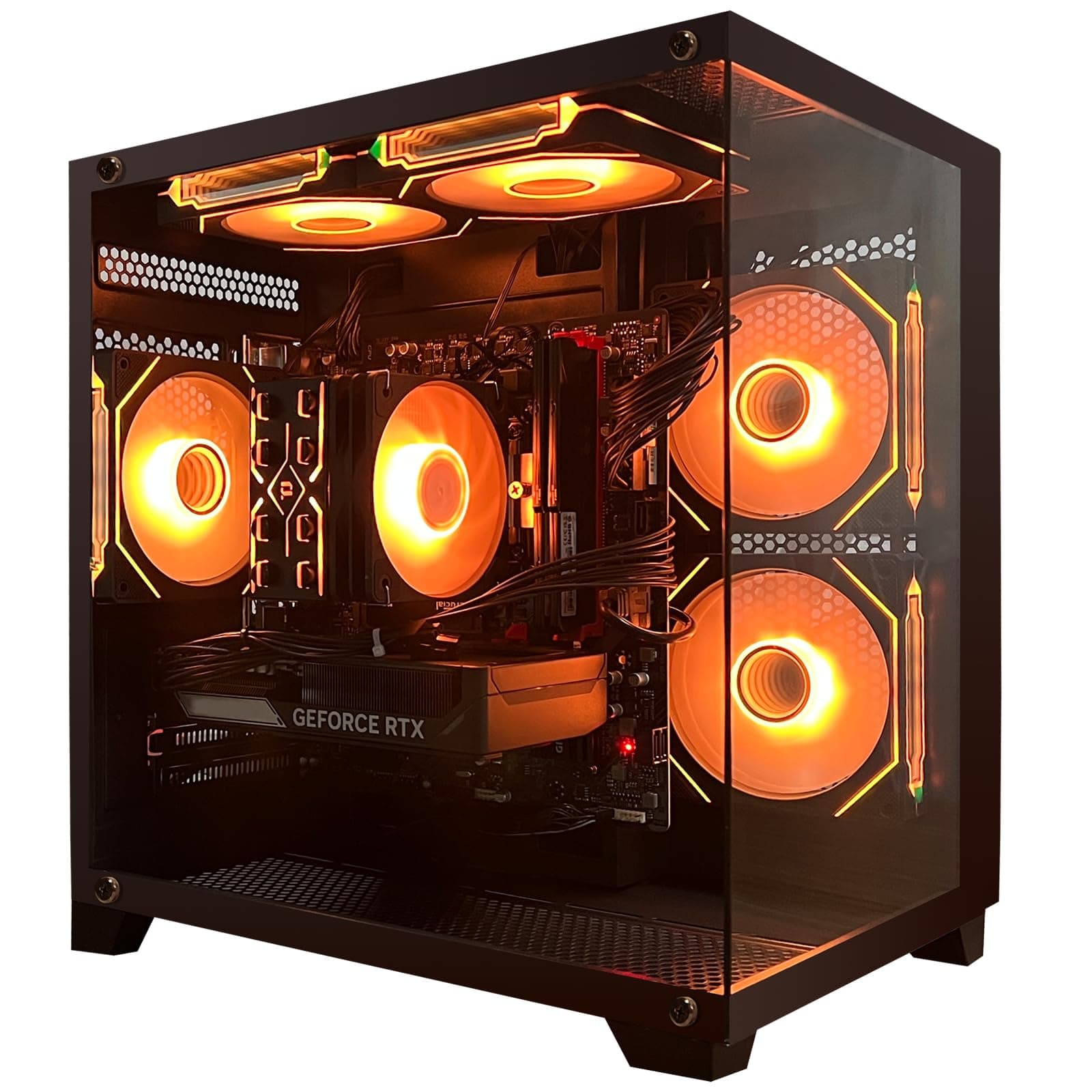 ALCPOK Gaming PC Desktop Computer,Core i5 14400F Gaming Computer RTX 5060 GDD...