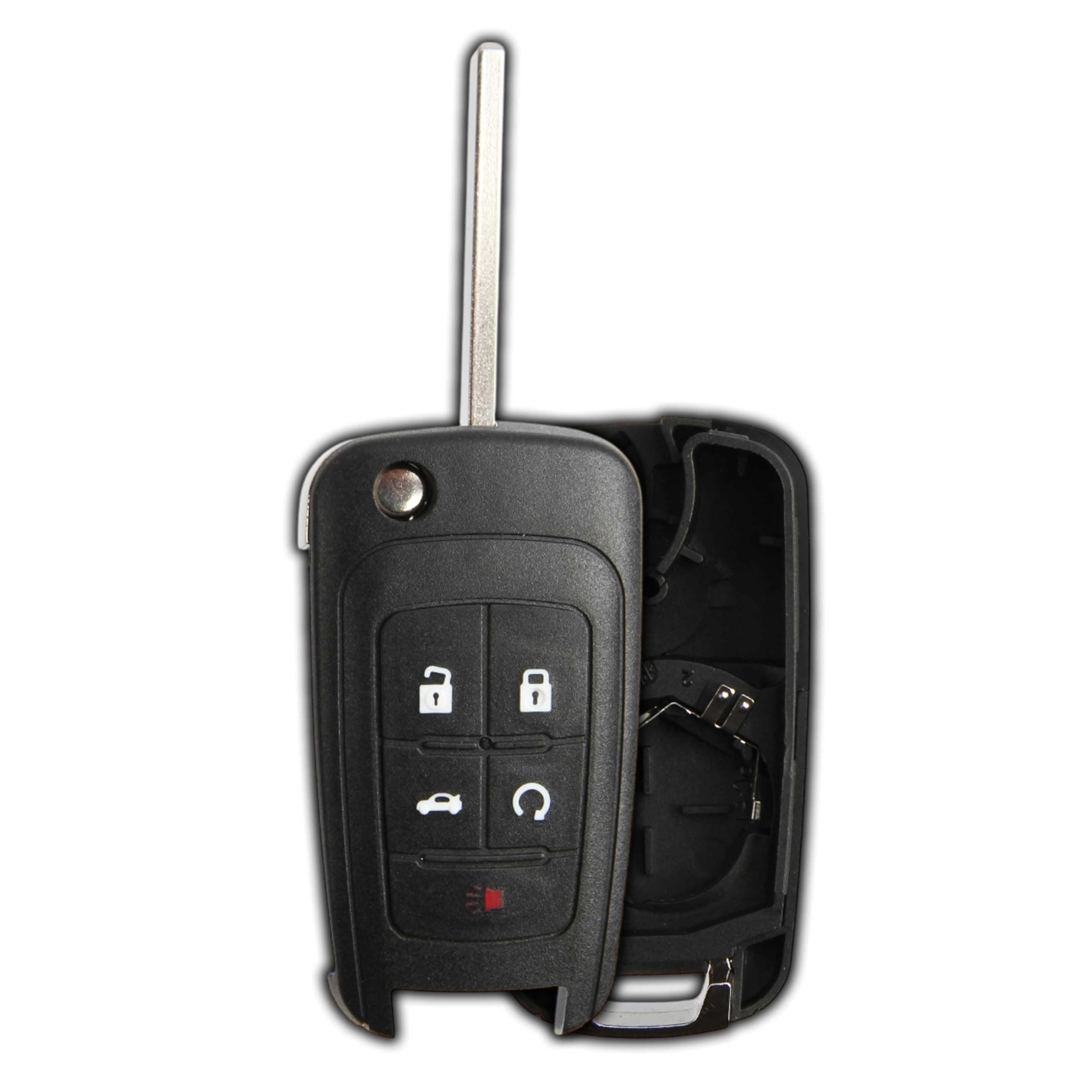 KeylessOption Just The Case Keyless Entry Remote Control Car Key Fob Shell Replacement for OHT01060512