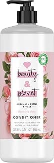 Love Beauty And Planet Blooming Hair Conditioner for Color Treated Hair Murumuru Butter & Rose Paraben & Silicone Free & Vegan Hair Care, 32.3 Fl Oz