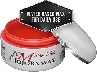 Hair Wax - 150 ml Moisturizing Grooming Wax for Men's Wet and Shiny Look Styling with Jojoba Oil Essence and Pure Water for Scalp Enrichment