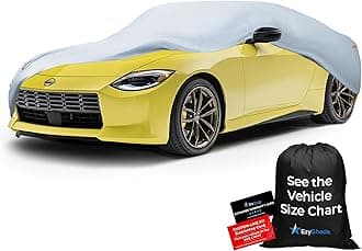 EzyShade 10-Layer Waterproof Sports Car Cover. See Vehicle Size-Chart for Accurate Fit. All Weather Full Outdoor Covers. Miata Porsche SLK Z3 Z4 Classic Cars. Sun Snow Rain. Size C1 (See SizeChart)