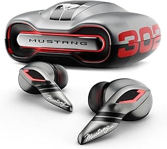 GOBOULT x Mustang Torq Wireless in Ear Earbuds with 60H Playtime, App Support, Quad Mic ENC, 45ms Low Latency, 13mm Driver, Breathing LEDs, Made in India Ear Buds Wireless (Silver)