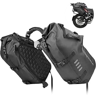Rhinowalk Motorcycle Saddle Bag Waterproof 48L (24L*2) Motor Saddlebags Side Bags Pannier Bag Trunk Motorcycle Accessory
