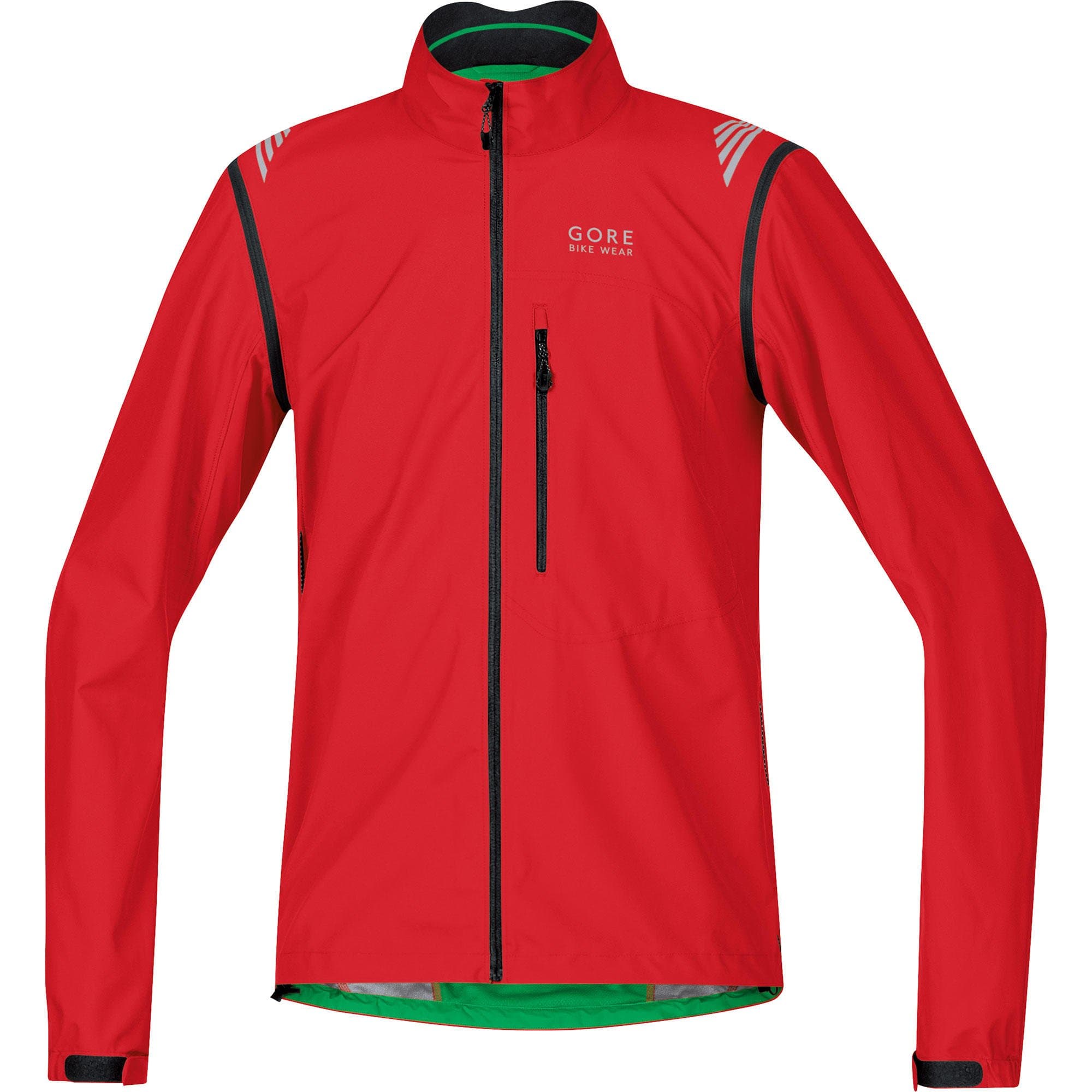GORE BIKE WEAR Element Windstopper Active Shell Zip-Off Jacket - Men's Red, XL